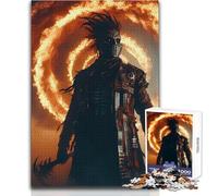 Puzzle King of Fire da 1000 pezzi, gioco di apprendimento per esercitarsi nelle abilità, regalo premuroso per momenti felici, dimensioni 50x75cm