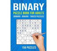 Puzzle King Publishing Binary Puzzle Book for Adults (Tascabile)