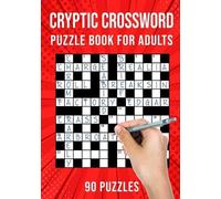 Puzzle King Publishing Cryptic Crossword Puzzle Book for Adults (Tascabile)