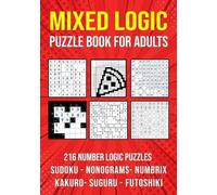 Puzzle King Publishing Logic Puzzle Book for Adults Mixed (Tascabile)