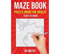 Puzzle King Publishing Maze Puzzle Books for Adults & Teens (Tascabile)