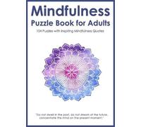 Puzzle King Publishing Mindfulness Puzzle Book for Adults (Tascabile)