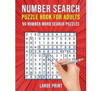 Puzzle King Publishing Number Search Puzzle Books for Adults (Tascabile)