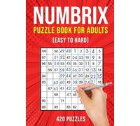 Puzzle King Publishing Numbrix Puzzle Books for Adults (Tascabile)