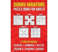 Puzzle King Publishing Sudoku Variations Puzzle Book for Adults (Tascabile)