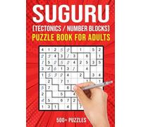 Puzzle King Publishing Suguru Puzzle Books for Adults (Tascabile)