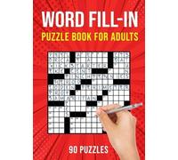 Puzzle King Publishing Word Fill-In Puzzle Books for Adults (Tascabile)