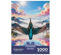Puzzle Kingfisher 1000 Pezzi Per Adulti, Allena La Concentrazione E La Pazienza Rompicapo Con Colourful Clouds, Regalo Per Adulti E Ragazzi 70x50cm/1000pcs