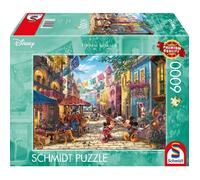 Schmidt - Puzzle Thomas Kinkade: Disney: Topolino e Minnie in Messico - 6000 Pezzi