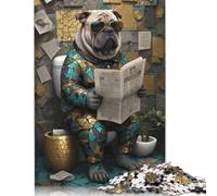 Puzzle Kintsugi da 1000 pezzi con meme di cani per adolescenti, puzzle per adulti e adolescenti, giochi di puzzle rilassanti, 1000 pezzi (75x50 cm)