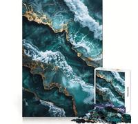 Puzzle Kintsugi Elegance Oceanico da 1000 pezzi per adulti, sfida mentale, divertimento da condividere, taglio di qualità, (38x52cm)