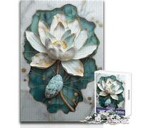 Puzzle Kintsugi Lotus Art per adulti da 1000 pezzi, gioco di apprendimento del pensiero strategico, regalo significativo ideale per qualsiasi evento, dimensioni 38x52cm