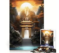 Puzzle Kintsugi mistico per adulti da 1000 pezzi, giocattolo rilassante per alleviare l'ansia, bordi precisi, regalo premuroso (50x75cm)