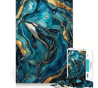 Puzzle Kintsugi Mystic Currents da 1000 pezzi per ragazzi, gioco stimolante per il pensiero creativo, facile da realizzare, taglio preciso, (50x75cm)