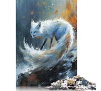 Puzzle Kitsune Eterico con Immagini Personalizzabili, Puzzle in Cartone Riciclato al 100% per Bambini e Adulti dai 12 Anni 1000 Pezzi (26x38cm)