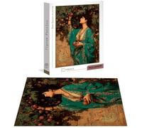 Puzzle Klimt Puzzle 1000 Pezzi Jigsaw Adulti DIY Classici Gioco, Puzzles a Forma di Donna, Giochi Rilassamento e Intelligence per Ragazzi da 14 Anni 75 x 50 cm/1000 pcs con Scatola Regalo B-8840