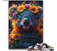 Puzzle Koala sorridente per adolescenti 2000 pezzi, stimolanti giochi di ruolo Ogni pezzo è unico Gioco stimolante e divertente per tutta la famiglia (70x100cm)