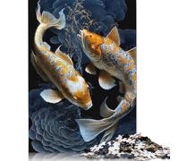 Puzzle Koi Fish 1500 pezzi, puzzle stimolante e stimolante per adulti e ragazzi, 1500 pezzi (85x57 cm)