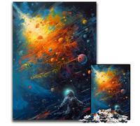 Puzzle "La bellezza dello spazio" per adulti, 1000 pezzi, in cartone, perfetti per il divertimento in famiglia, giochi di società, bomboniere per feste di compleanno, 26X38CM/10,23x14,96 pollici.