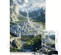 Puzzle La città nascosta per ragazzi, 1000 pezzi, per migliorare la memoria, per il tempo libero a casa, con bordi precisi, 38x52cm