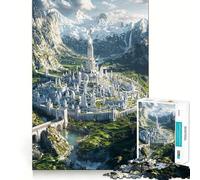 Puzzle La città nascosta per ragazzi, 1000 pezzi, per migliorare la memoria, per il tempo libero a casa, con bordi precisi, 38x52cm