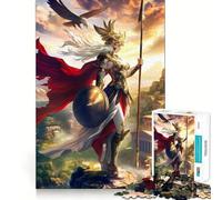 Puzzle "La Dea della Guerra" per adulti, 1000 pezzi Pensa in modo intelligente, giocattolo per la casa, divertimento, taglio preciso, decorazione da parete 38x52cm