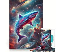 Puzzle "La Grande Nebulosa dello Squalo" da 1000 pezzi per adulti, gioco di logica e relax, ideale come regalo 38x26cm