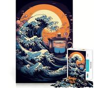 Puzzle "La Grande Onda" per ragazzi, 1000 pezzi, gioco cognitivo, hobby tranquillo, bordo di alta qualità, regalo di Natale 50x75cm