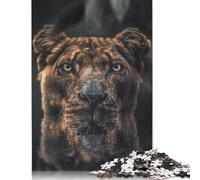 Puzzle "La leonessa nuotatrice", difficile, 100% in cartone riciclato, per donne e uomini, regali per la festa del papà, 1000 pezzi (26x38 cm)