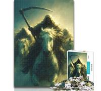 Puzzle "La morte è un mistero", 1000 pezzi, per adulti e ragazzi, giochi educativi, decorazioni per la casa, ideale come regalo per tutta la famiglia, 50x75cm