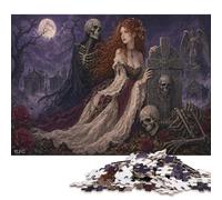 Puzzle La Morte in Legno 300 Pezzi, Regalo per Fan di Puzzle