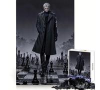 Puzzle "La mossa del maestro di scacchi" per adulti, 1000 pezzi, gioco stimolante per la mente, divertimento tranquillo, taglio preciso, decorazione da parete 50x75cm