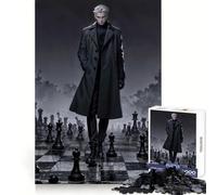 Puzzle "La mossa del maestro di scacchi" per ragazzi, 1000 pezzi, gioco di logica e divertimento, bordi lisci, regalo di compleanno 38x26cm