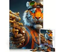 Puzzle "La mossa della tigre" per ragazzi, 1000 pezzi, gioco cognitivo, hobby tranquillo, bordo premium, regalo di Natale 50x75cm