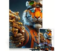 Puzzle La mossa della tigre per ragazzi, 1000 pezzi, per migliorare la memoria, per il tempo libero a casa, con bordi precisi, 38x26cm