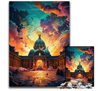 Puzzle "La psichedelia colorata di Versailles" da 1000 pezzi per adulti puzzle di carta sfida mentale regalo attività educativa per adolescenti 1000 pezzi (38x26 cm)