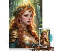 Puzzle "La radiosa regina della radura" per ragazzi, 1000 pezzi, gioco di logica, lento, divertente, taglio perfetto, sorpresa di compleanno (50x75cm)