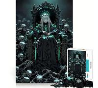 Puzzle "La Regina del Trono dei Non Morti" per ragazzi, 1000 pezzi, stimola la memoria, gioco al chiuso, assemblaggio di immagini, regalo per le vacanze (50x75cm)