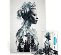 Puzzle "La Regina di Everwood" per adulti 1000 pezzi con immagini di alta qualità per momenti di pace e tranquillità con incastri precisi ideale per la lista dei desideri di Babbo Natale (50x75cm)