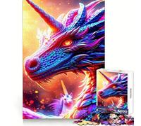Puzzle "La rinascita del drago celeste" per adulti, 1000 pezzi, gioco intelligente, rilassante e divertente, da assemblare, regalo prezioso (38x26cm)