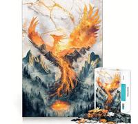 Puzzle "La rinascita della fenice" da 1000 pezzi per adolescenti Rafforza la memoria, calma e rilassa Bordo di qualità Regalo perfetto (38x26cm)