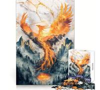 Puzzle "La rinascita della fenice" da 1000 pezzi per adolescenti Rafforza la memoria, calma e rilassa Bordo di qualità Regalo perfetto (38x26cm)