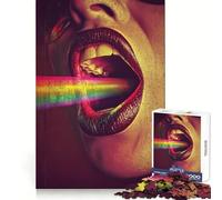 Puzzle Labbra Arcobaleno da 1000 pezzi per adolescenti, gioco di logica, momento di relax, taglio preciso, pezzo da collezione (38x26cm)