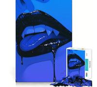 Puzzle Labbra da Vampiro da 1000 pezzi per adolescenti,gioco stimolante per la mente,montaggio sicuro e stabile,divertimento assicurato per tutta la famiglia (50x75cm)