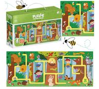 Puzzle "Labirinto - Il mio viaggio nella foresta" Puzzle da 10 pezzi Animali 300