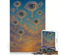 Puzzle "Lacrime del Cielo" per adolescenti, 1000 pezzi, per stimolare la memoria e il tempo libero, con bordi puliti, un regalo delizioso 50x75cm