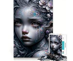 Puzzle "Lacrime della Sirena" per adolescenti, 1000 pezzi, puro gioco di logica, tranquillo, pulito, decorazione da parete 38x26cm
