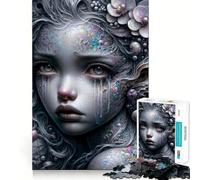 Puzzle "Lacrime della Sirena" per ragazzi, 1000 pezzi, gioco di logica, divertimento rilassante, bordi lisci, regalo di compleanno 50x75cm