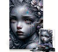 Puzzle "Lacrime della Sirena" per ragazzi, 1000 pezzi, gioco di logica, divertimento rilassante, bordi lisci, regalo di compleanno 50x75cm