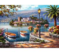 Puzzle Lago a Porto 1000 pezzi